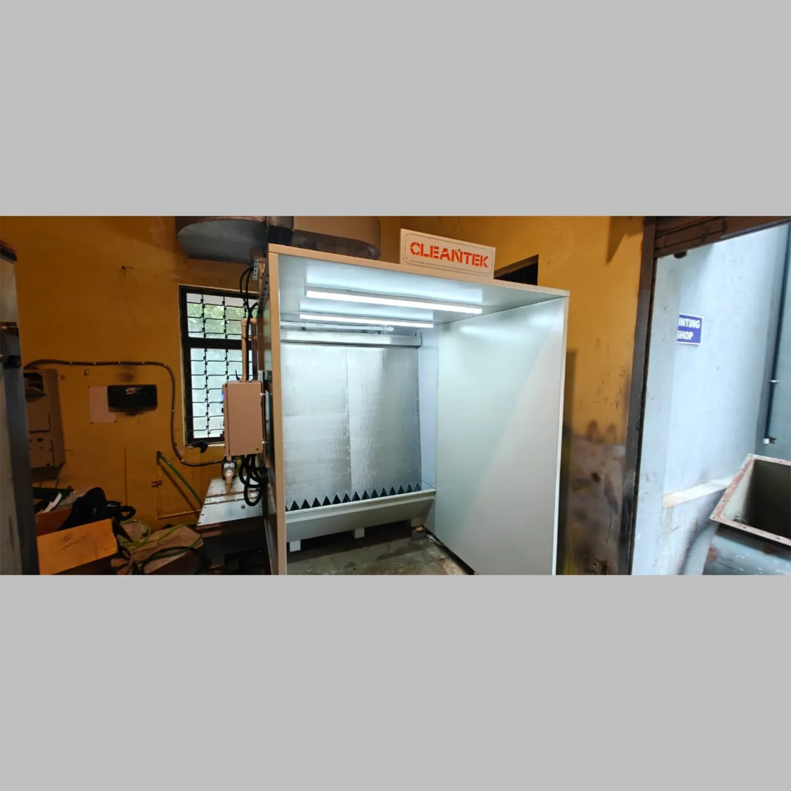 Cleantek Installs Wet Paint Booth for Aviation Parts Manufacturer in Bangalore